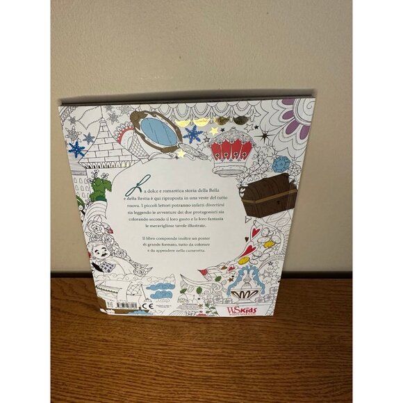 Fabiana attanasio la Bella la e bestia coloring book beauty and the beast NEW - Picture 3 of 3